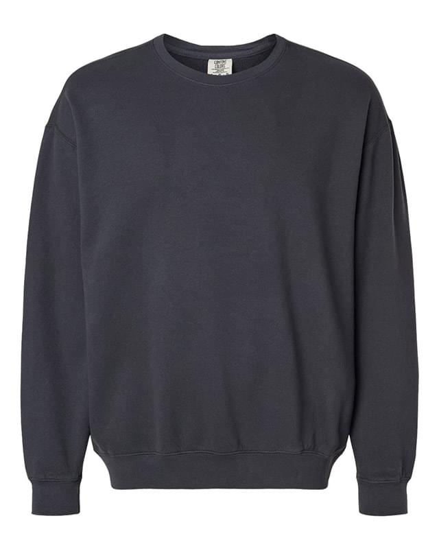 Garment-Dyed Lightweight Fleece Crewneck Sweatshirt