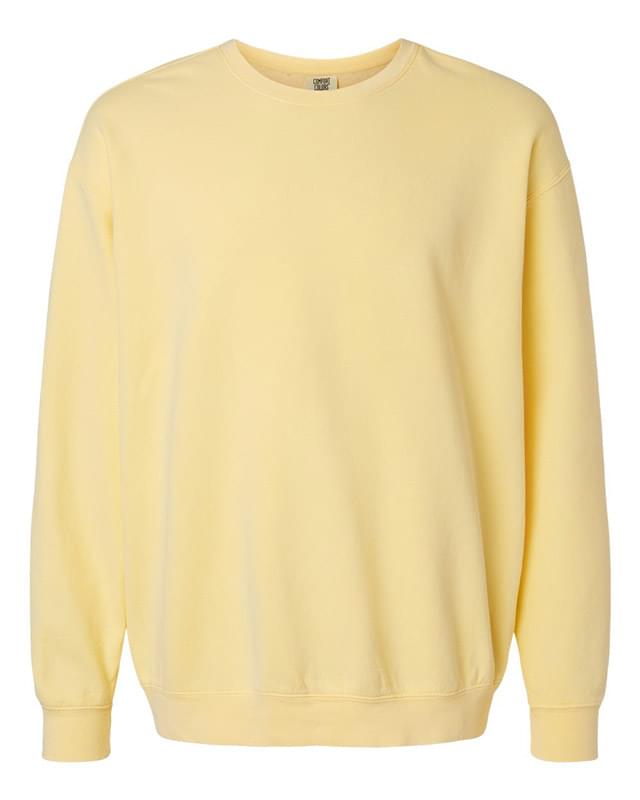 Garment-Dyed Lightweight Fleece Crewneck Sweatshirt