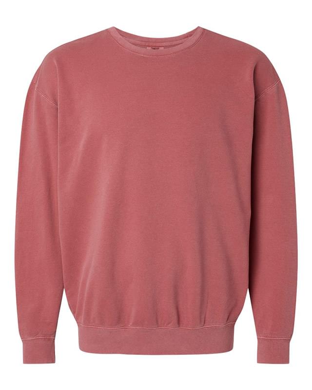 Garment-Dyed Lightweight Fleece Crewneck Sweatshirt