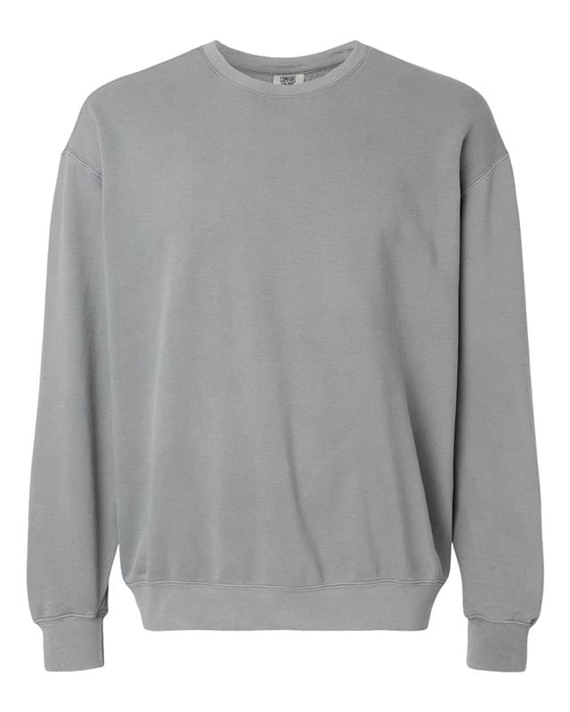 Garment-Dyed Lightweight Fleece Crewneck Sweatshirt