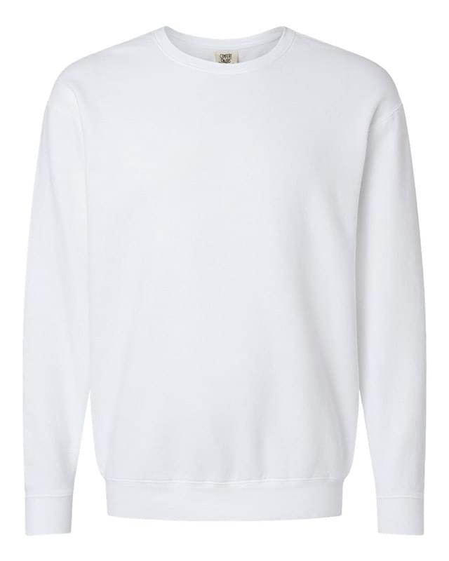 Garment-Dyed Lightweight Fleece Crewneck Sweatshirt