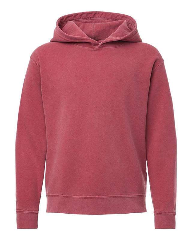 Garment-Dyed Youth Lightweight Fleece Hooded Sweatshirt