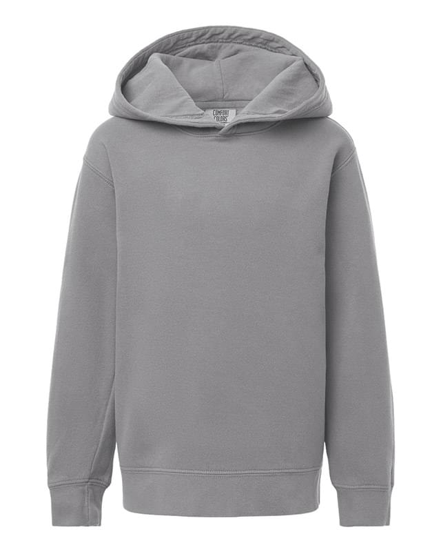 Garment-Dyed Youth Lightweight Fleece Hooded Sweatshirt