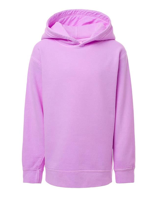 Garment-Dyed Youth Lightweight Fleece Hooded Sweatshirt