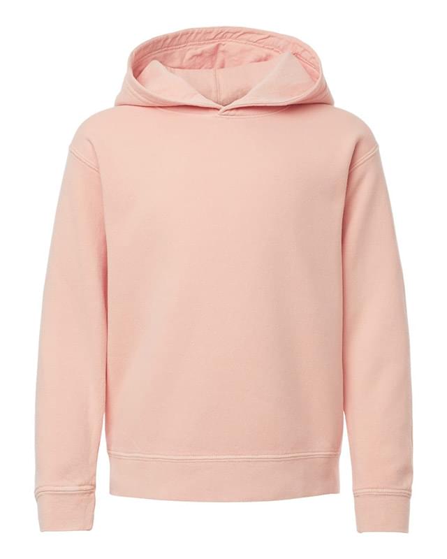 Garment-Dyed Youth Lightweight Fleece Hooded Sweatshirt