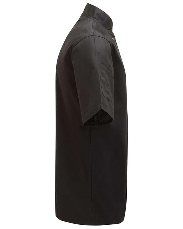 Ten Studded Front Chef Short Sleeve Coat