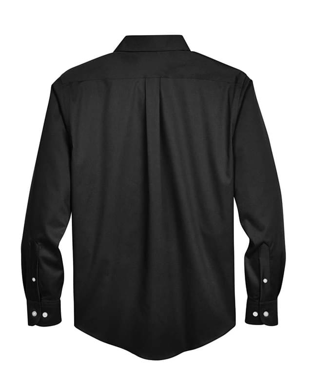 Men's Crown Collection® Solid Stretch Twill Woven Dress Shirt