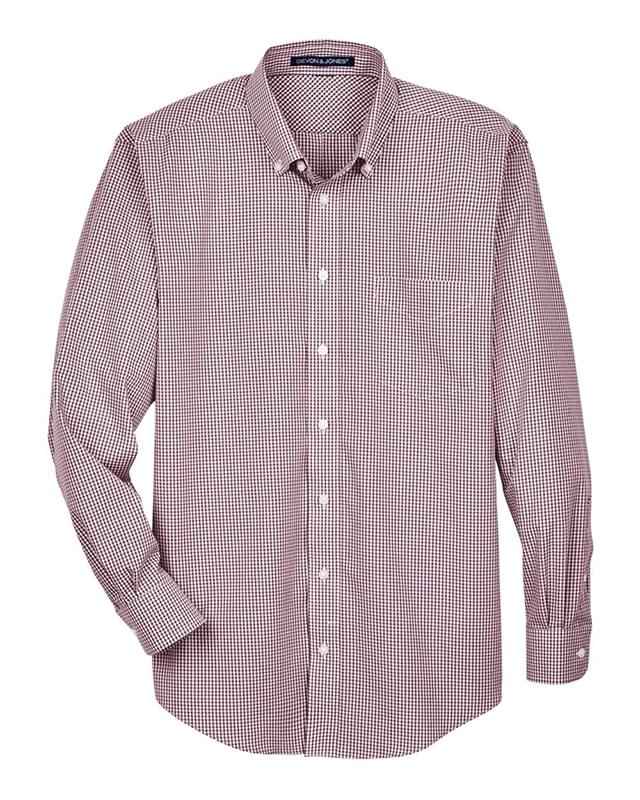 Men's Crown Collection® Gingham Check Woven Dress Shirt