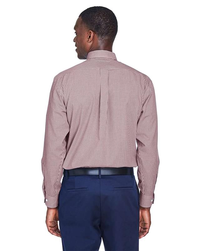Men's Crown Collection® Gingham Check Woven Dress Shirt