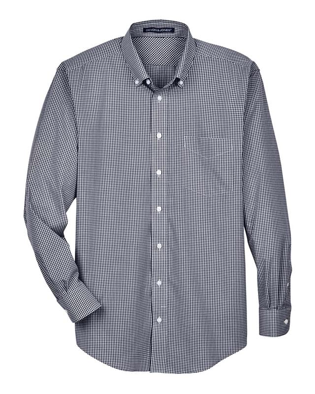 Men's Crown Collection® Gingham Check Woven Dress Shirt