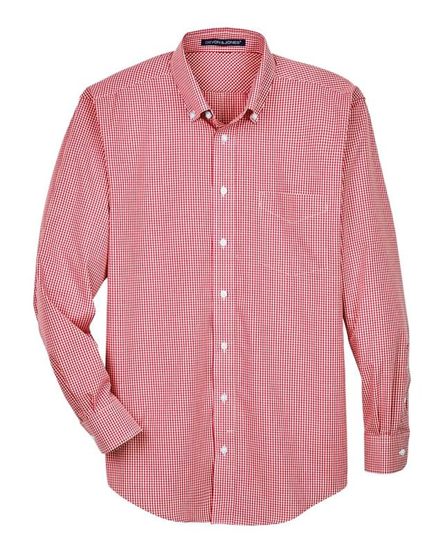 Men's Crown Collection® Gingham Check Woven Dress Shirt