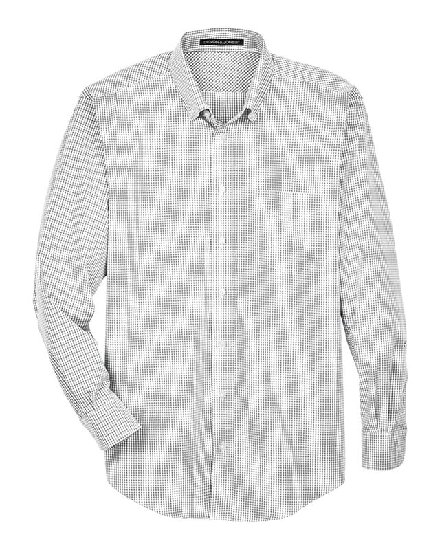 Men's Crown Collection® Gingham Check Woven Dress Shirt