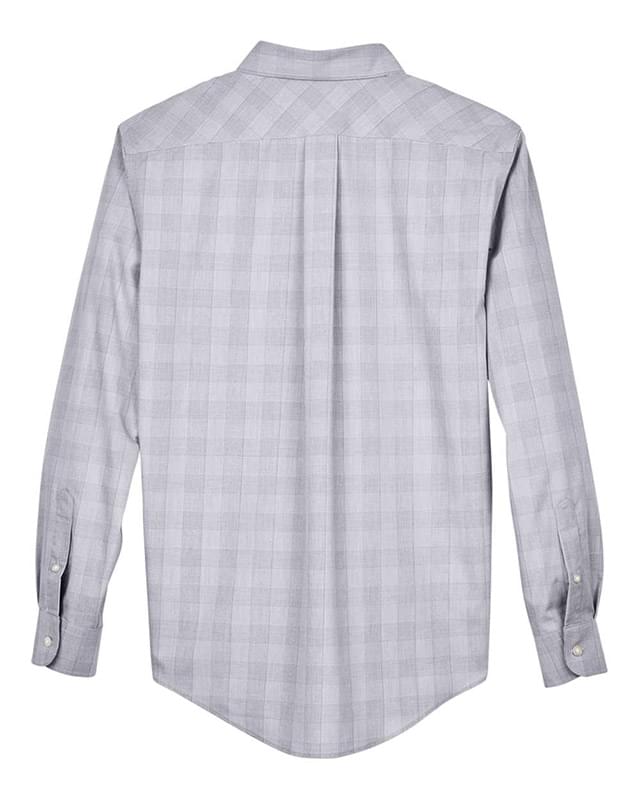 Men's Crown Collection® Glen Plaid Woven Dress Shirt