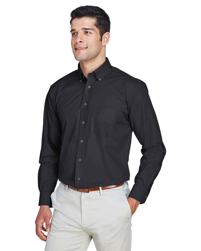Men's Crown Collection® Broadcloth Woven Dress Shirt