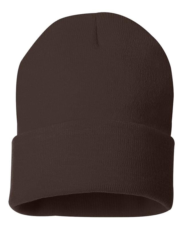 12" Solid Knit Beanie