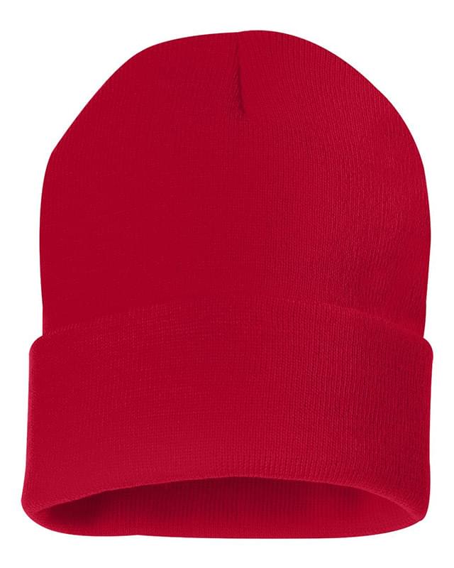 12" Solid Knit Beanie
