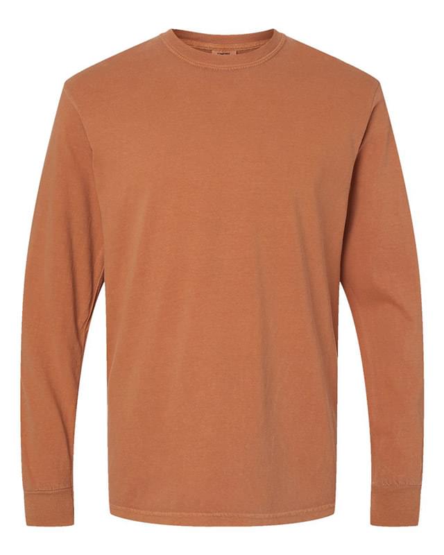 Garment-Dyed Heavyweight Long Sleeve T-Shirt