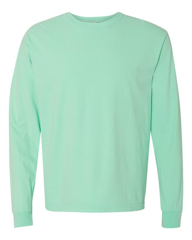 Garment-Dyed Heavyweight Long Sleeve T-Shirt