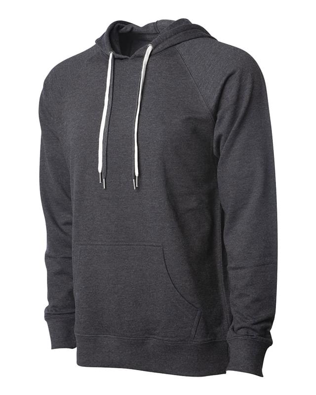 Icon Unisex Lightweight Loopback Terry Hooded Sweatshirt