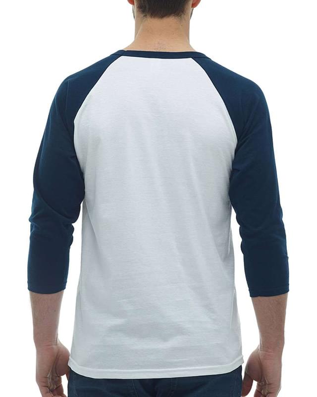 Raglan Three-Quarter Sleeve Baseball T-Shirt