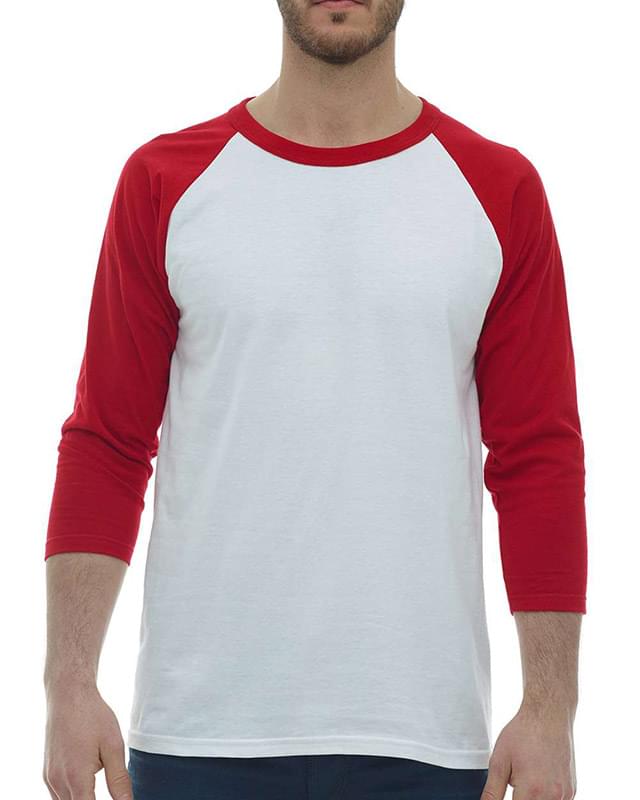 Raglan Three-Quarter Sleeve Baseball T-Shirt
