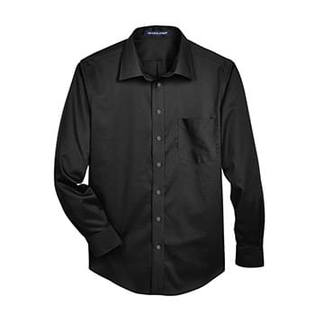 Men's Crown Collection® Solid Stretch Twill Woven Dress Shirt