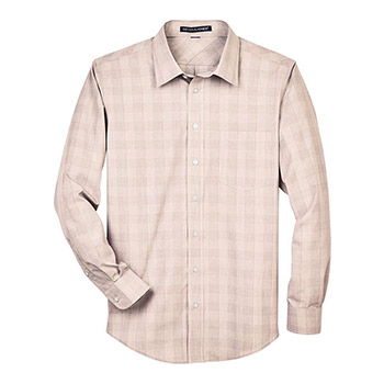 Men's Crown Collection® Glen Plaid Woven Dress Shirt