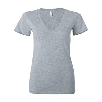 Women’s Jersey Deep V-Neck Tee